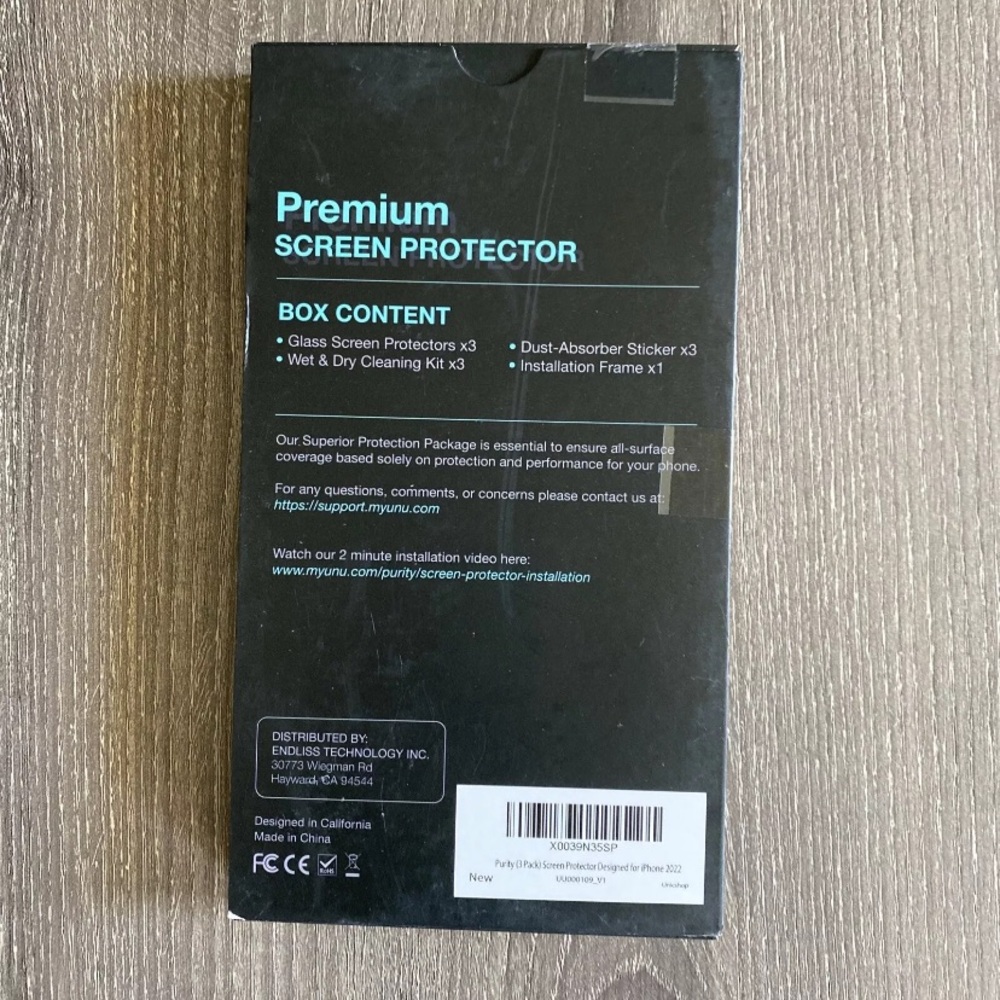 3 pack Purity Premium glass Screen protector for iPhone 14 Plus - Picture 3 of 3